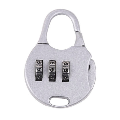 Secure Combination Lock for Luggage and Suitcases Travel Padlock Silver