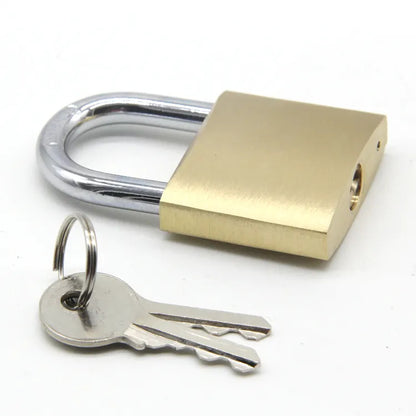 Waterproof Brass Padlock with 3 Keys for High Security