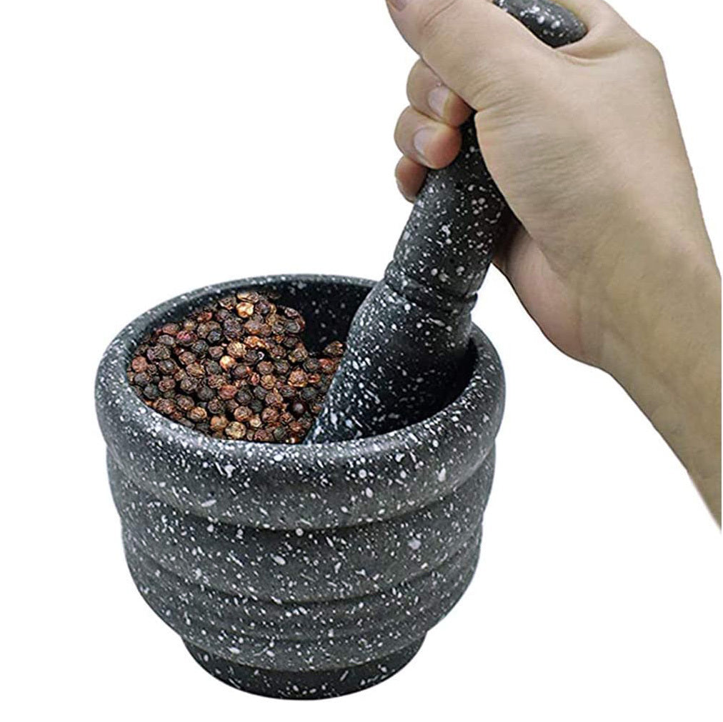 Multifunction Garlic Masher Bowl Set for Grinding and Mashing