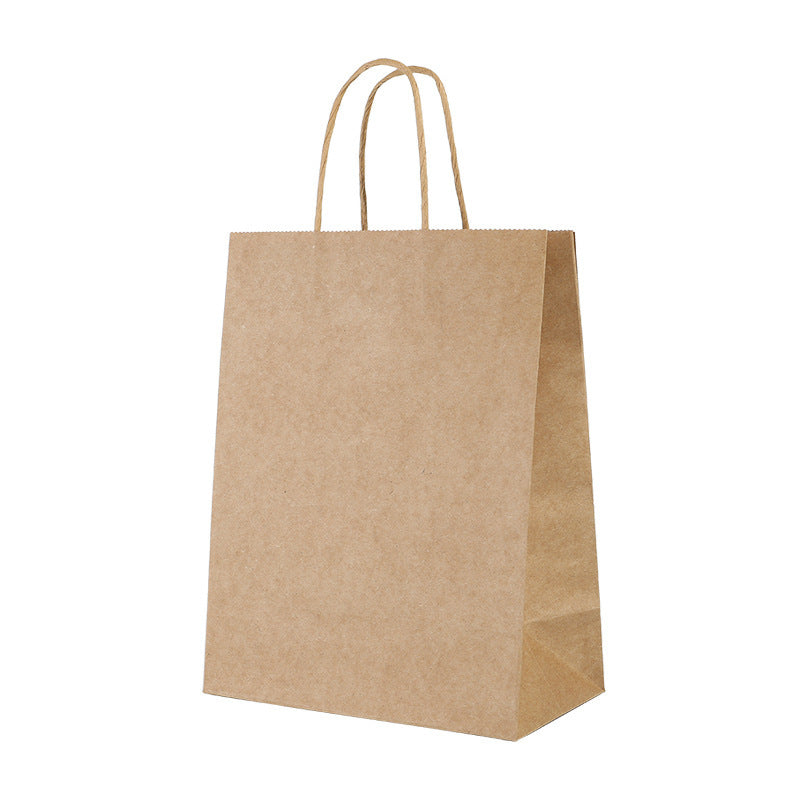 20 Pack Kraft Paper Gift Shopping Bags with Handles Brown