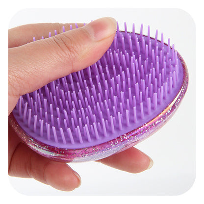 Best Hair Detangle Brush for Smooth and Shiny Hair Metallic Purple