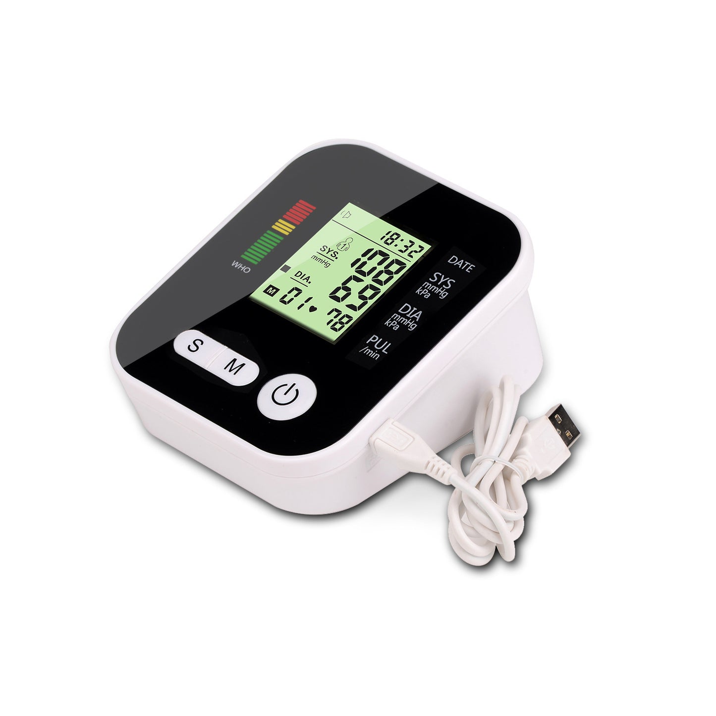 Large LCD Automatic Arm Blood Pressure Monitor with Accurate Readings