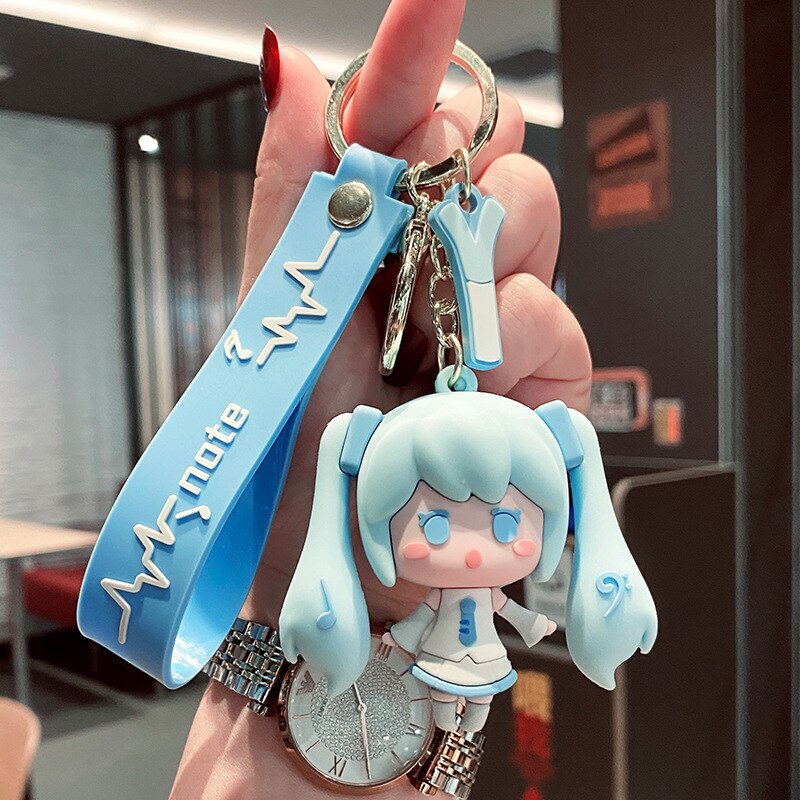 Adorable Anime Figure Keychain Pendant Toy for Bags and Keys