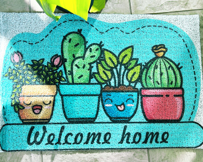 Super Absorbent Non-Slip Welcome Home Bath Mat for Plants