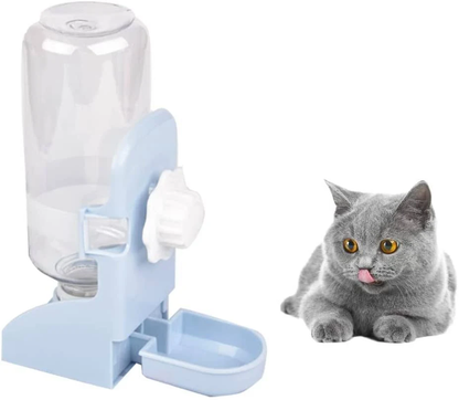 Automatic Pet Water Dispenser Feeder Station Blue