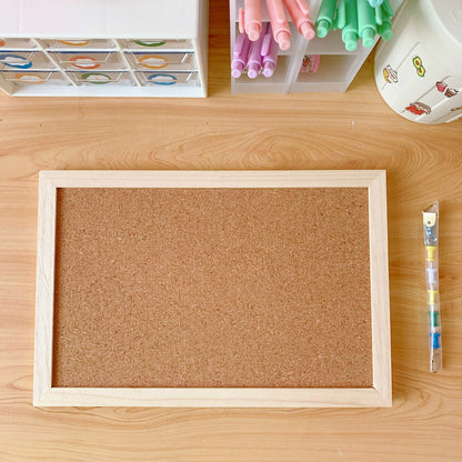 20 x 30cm Pinboard Message Bulletin Notice Memo Board Corkboard