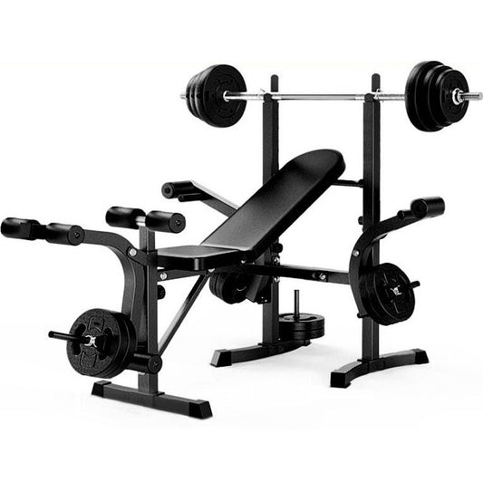 Adjustable Multi-Function All-in-One Weight Bench for Home Gym Fitness