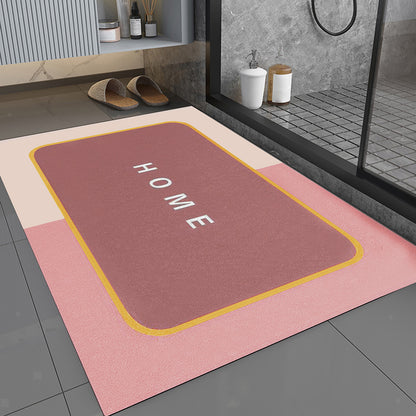 50 x 80 Super Absorbent Non-Slip Bath Door Mat Coral