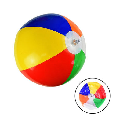 Giant Inflatable Rainbow Beach Ball Fun Outdoor Pool Game Toy