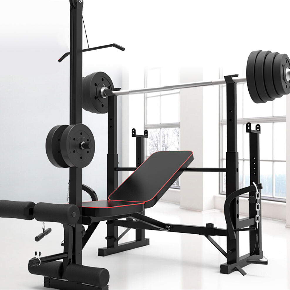 Ultimate 7-in-1 Multi-Station Weight Bench Home Gym Fitness Equipment