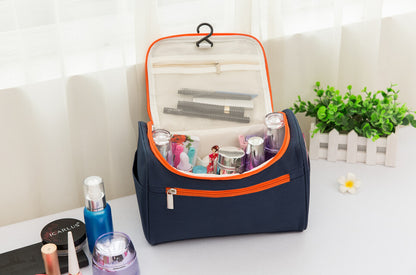 Travel Essential Hanging Toiletry Bag for Organized Storage Navy