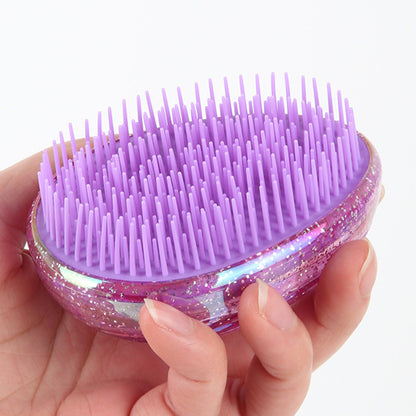 Best Hair Detangle Brush for Smooth and Shiny Hair Metallic Purple