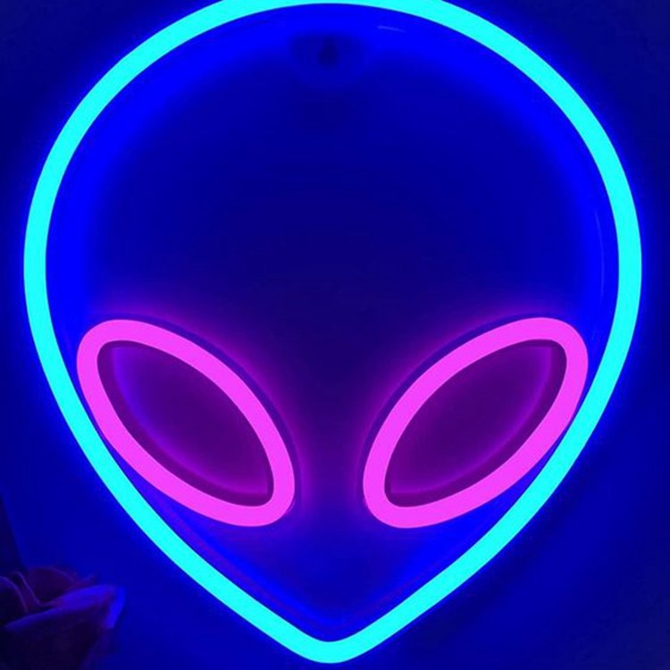 Alien Neon Sign LED Night Light Lamp