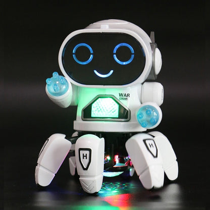 Dancing Robot Toy for Kids Interactive Fun White