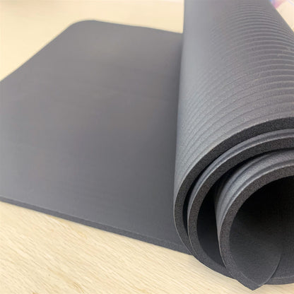 8mm Extra Thick Non-Slip Yoga Mat for Home Workouts Grey