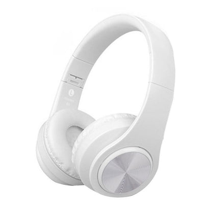 3D Stereo Noise Reduction Bluetooth Wireless Headphones White