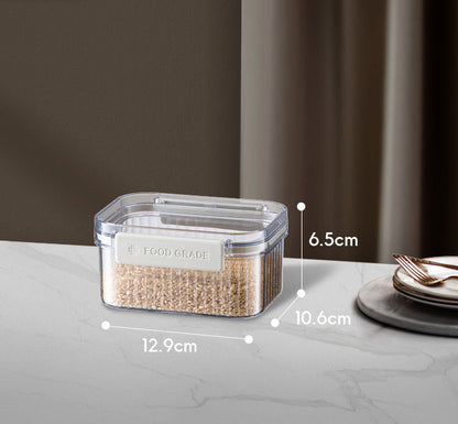 460mL Airtight Food Storage Container Leakproof Stackable Kitchen Organizer