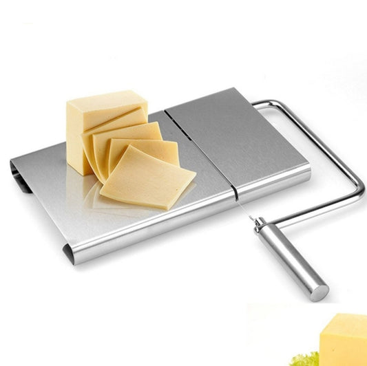 Premium Stainless Steel Cheese Cutter with Cutting Wire Board