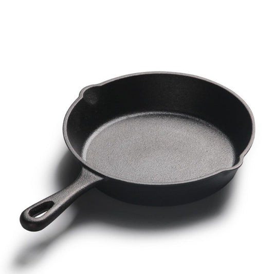 Heavy Duty Non-Stick Cast Iron Skillet BBQ Grill Cookware