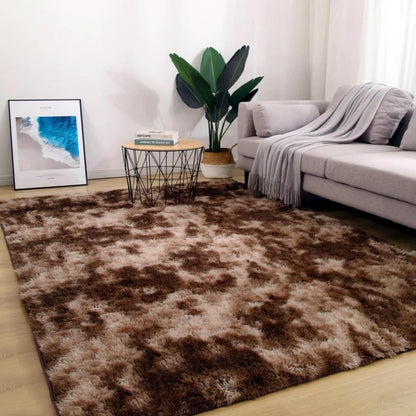 300 x 200 XL Soft Cozy Shag Rug Chocolate Mocha