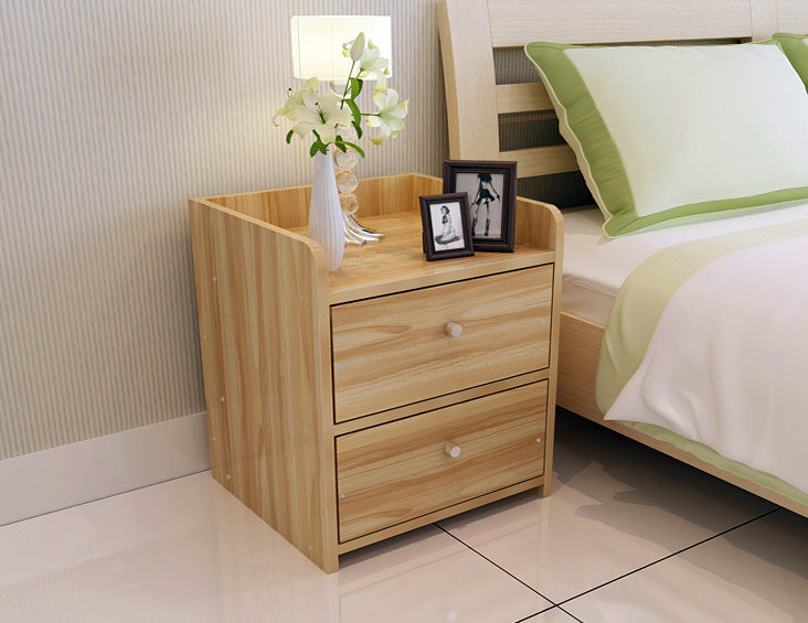 Natural Oak Bedside Table Chest of Drawers for Bedroom Storage