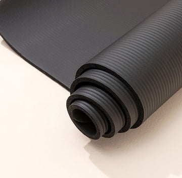 8mm Extra Thick Non-Slip Yoga Mat Black