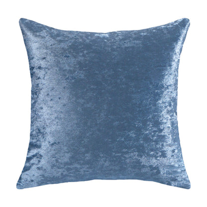 Luxurious Velvet Soft Plush Cushion Throw Pillow Blue