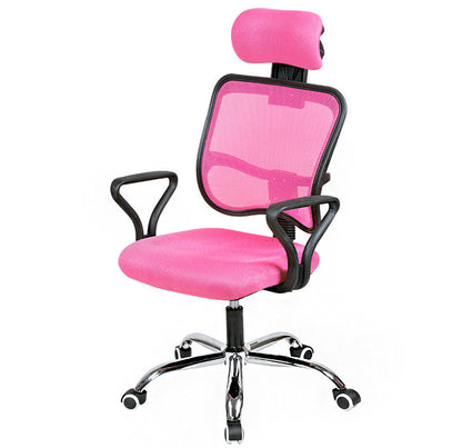 Deluxe Ergonomic High Back Office Chair Pink