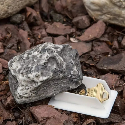 Hidden Key Rock Safe Outdoor Camouflage Stone for Spare Key Storage