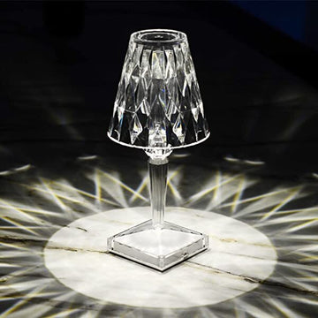 Touch Sensor LED Night Light Diamond Crystal Lamp for Bedroom Decor