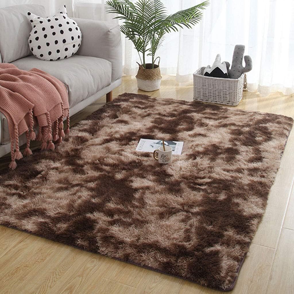 300 x 200 XL Soft Cozy Shag Rug Chocolate Mocha