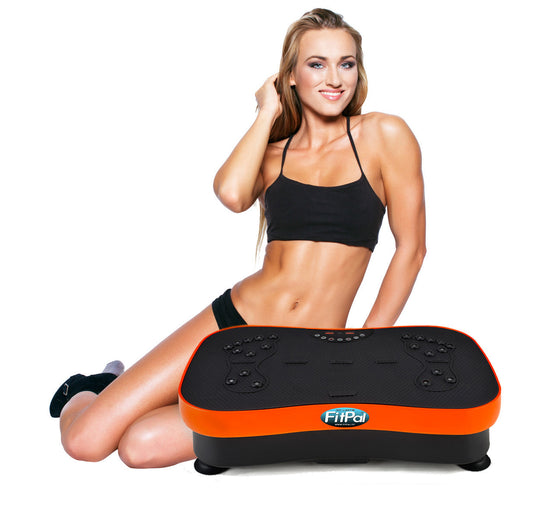 Whole Body Vibration Plate Fitness Machine Orange