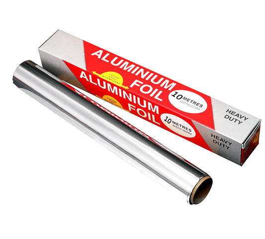 10m Heavy Duty Aluminum Foil for Cooking Baking Grilling Food Storage