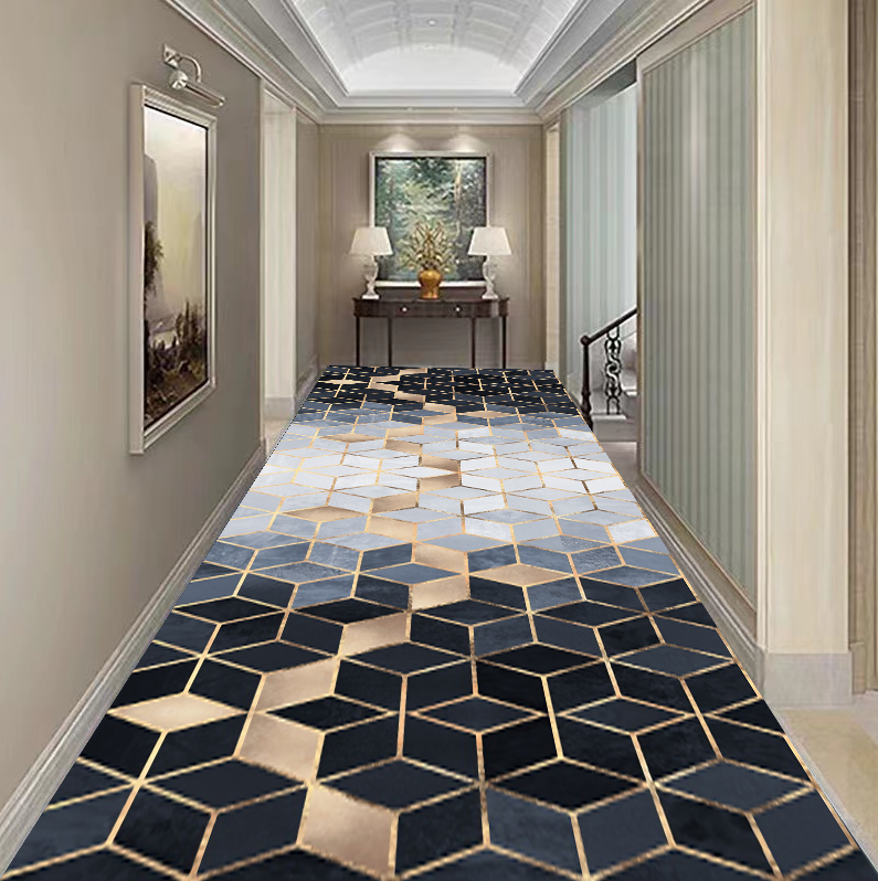 80 x 300 Elegant Non-Slip Hallway Runner Rug for Modern Homes