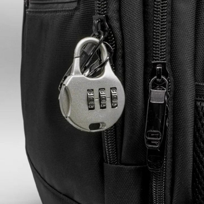 Secure Combination Lock for Luggage and Suitcases Travel Padlock Silver