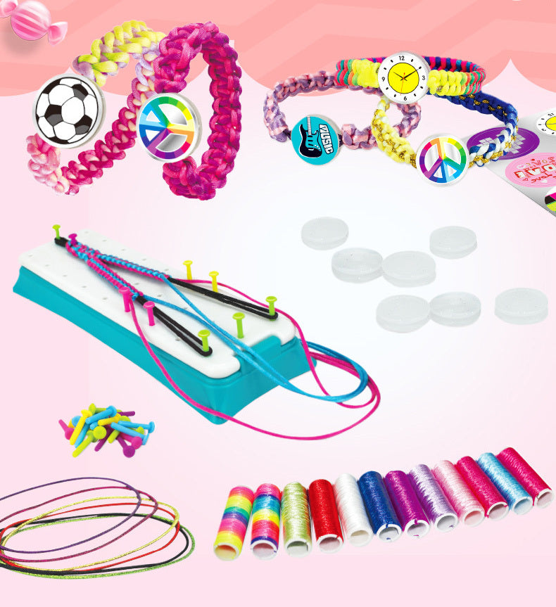 DIY Friendship Bracelet Making Kit for Kids and Teens