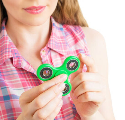 Fun Fidget Spinner Toy Green