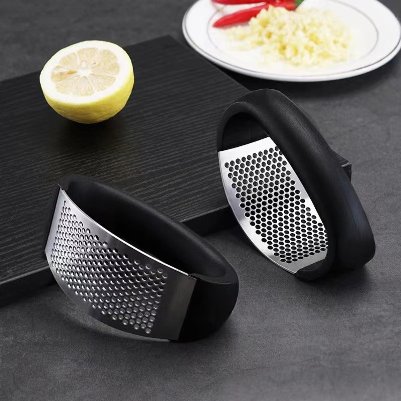 Premium Stainless Steel Garlic Press Rocker Easy-to-Use Mincer Tool