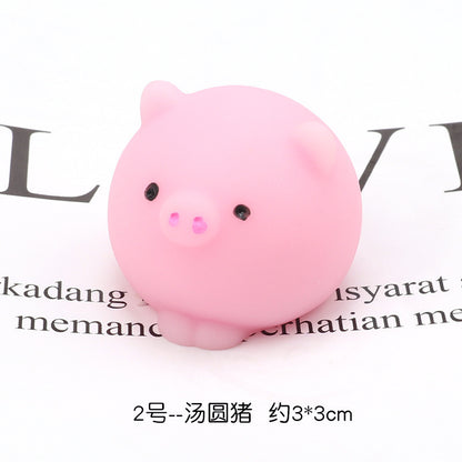 Pack of 3 Adorable Animal Squishes Cute Pig Toys for Stress Relief and Fun