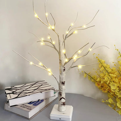 60cm Lighted Birch Tree LED Lamp for Home Decor