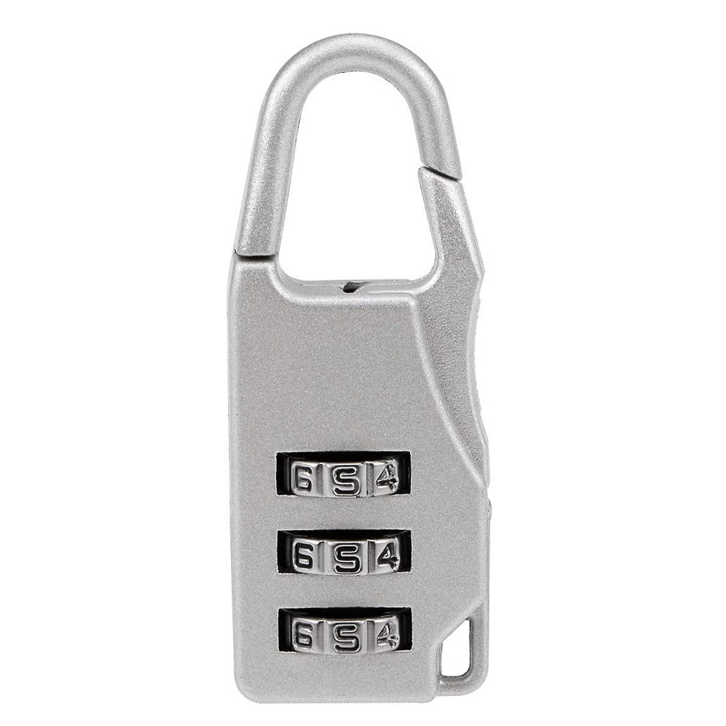 5 Pack Combination Locks for Suitcase Luggage Padlocks Silver