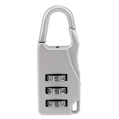 5 Pack Combination Locks for Suitcase Luggage Padlocks Silver