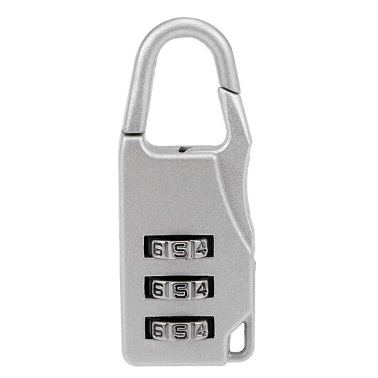 5 Pack Combination Locks for Suitcase Luggage Padlocks Silver