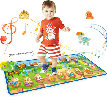 Interactive Kids Piano Keyboard Play Mat Educational Toy