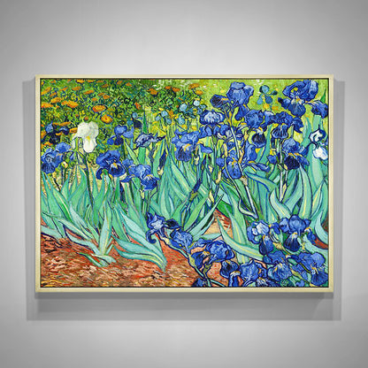 60cm Irises Painting by Van Gogh Canvas Wall Art Stunning Decor