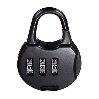 Secure Combination Lock for Luggage and Suitcases Black