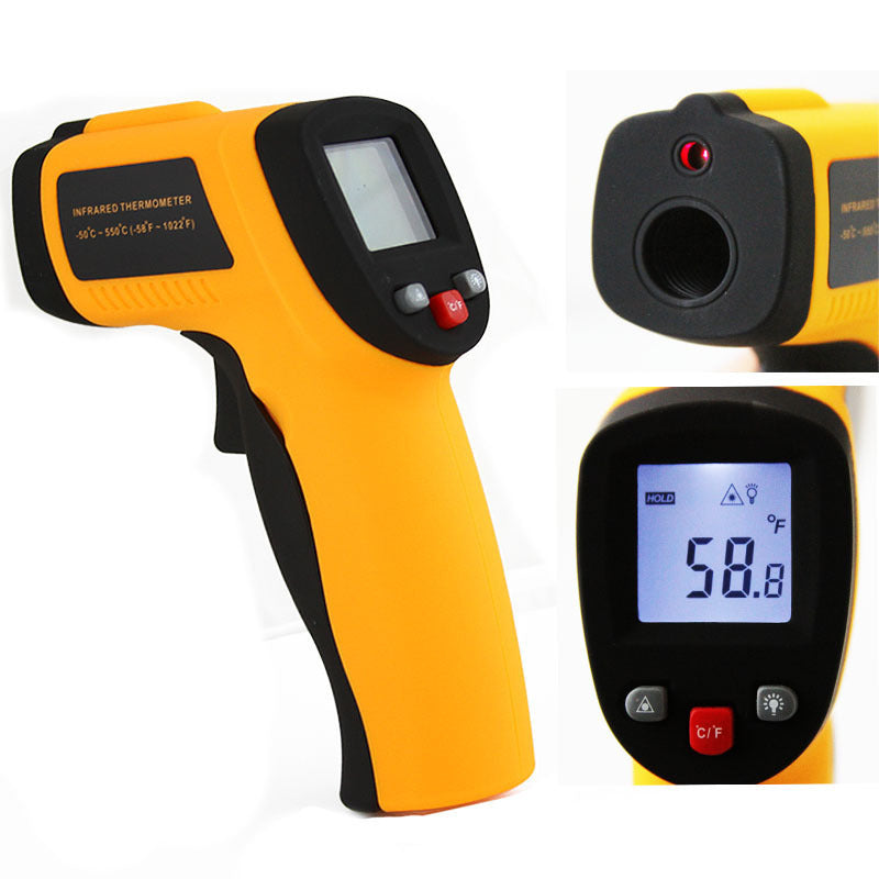 Infrared Non-contact Thermometer with Laser Precision Aim