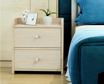 Elegant White Oak Bedside Table for Modern Bedrooms