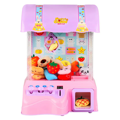 Deluxe Toy Claw Machine Arcade Game for Kids Pink