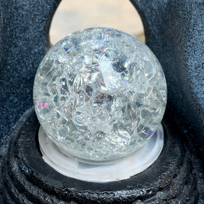 5cm Crystal Ball Quartz Clear Glass Sphere for Feng Shui and Meditation